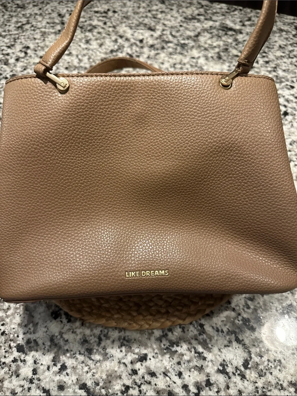 Like Dreams Jenna Bow Triple Compartment Beige